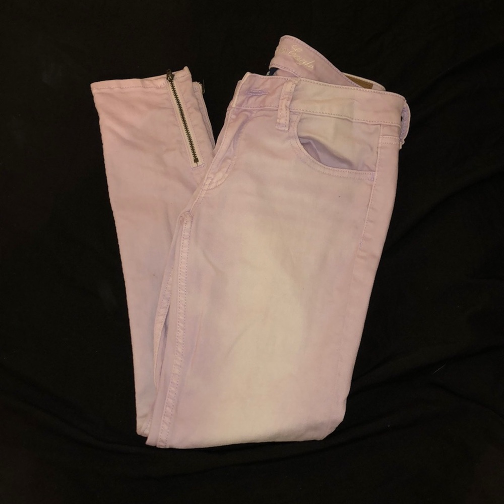 American Eagle Purple Jeans
